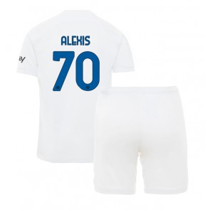Maillot de foot Inter Milan Alexis Sanchez #70 Extérieur enfant 2023-24 Manches Courte (+ pantalon court)